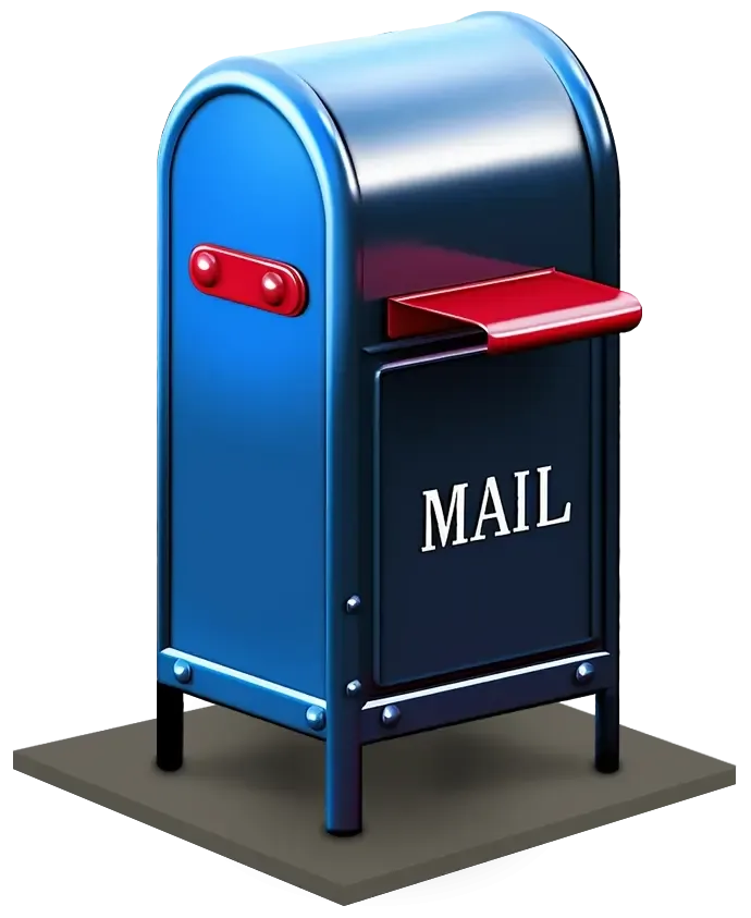Post Mail Box storage unit