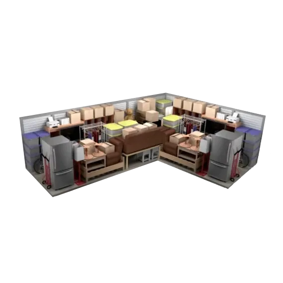 L Shaped Unit storage unit