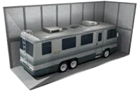 Enclosed Parking storage unit